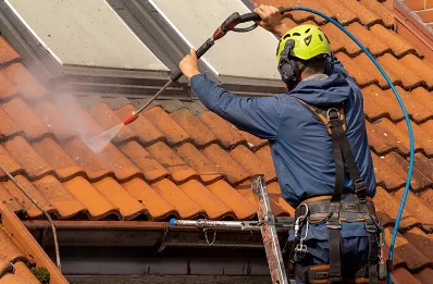 Démoussage et hydrofuge de toiture à Lafage